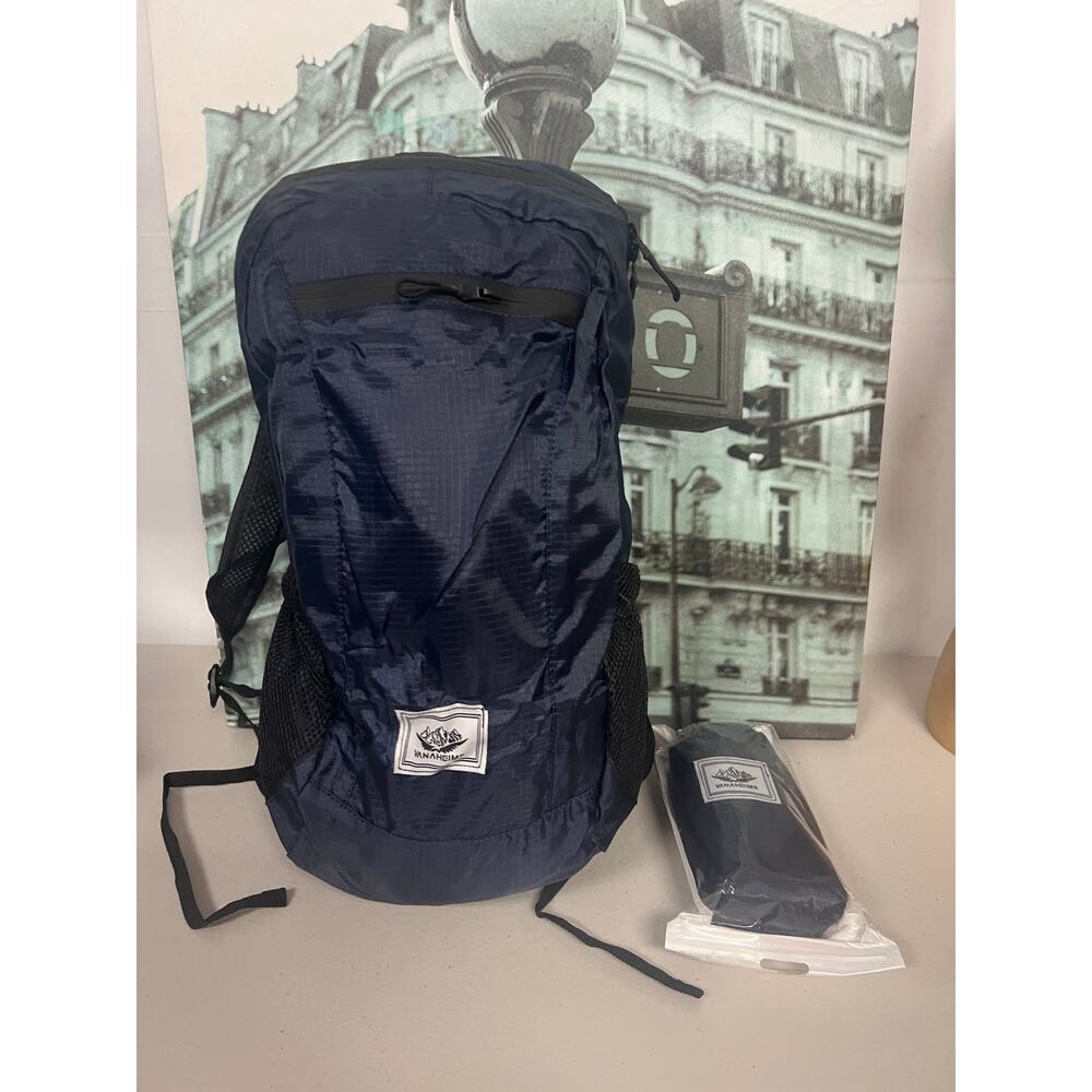 Lightweight Foldable Water Resistant Backpack, Travel Hiking Daypack